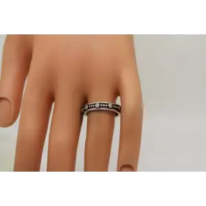 PANDORA ALE .925 S.S. CZ FAIRY TALE ETERNITY BAND ring size (58) 8.25