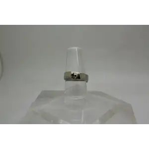 Signed LA .925 S.S. SISTER DOUBLE HEART BAND ring size 6