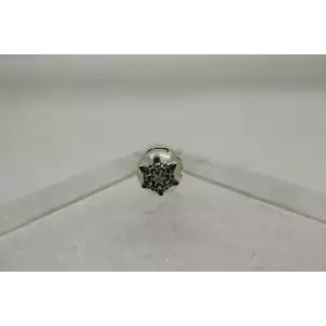 Authentic PANDORA ALE .925 S.S. BLUE CRYSTALIZED SNOWFLAKE CLIP charm