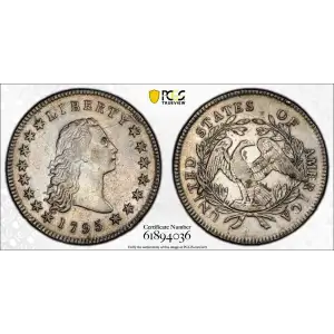 1795 $1 Flowing Hair, 3 Leaves (2)
