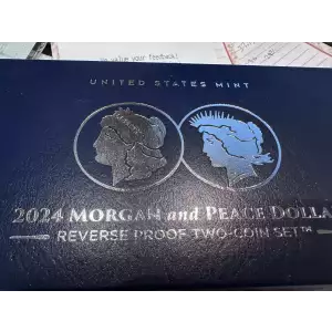 2024-S S$1 Morgan Peace Reverse Proof Dollar Set OGP