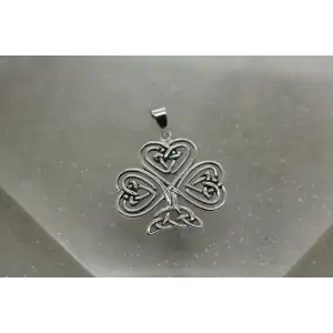 Signed .925 Sterling Silver CELTIC TREE pendant