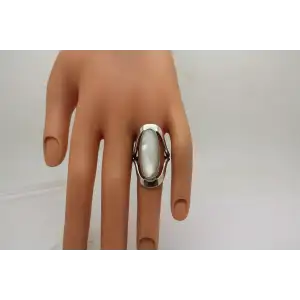 DDD DOMINIQUE DINOAURT .925 S.S. MOTHER of PEARL ring size 7