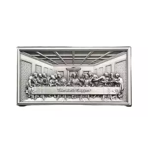 Korea 2 oz 999 Fine Silver Last Supper Stacker Bar