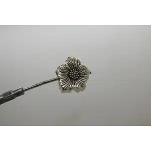 LORI BONN .925 S.S. STRIKE A POSEY FLOWER SLIDE CHARM