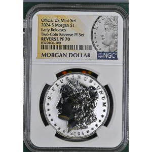 2024 S Early Releases Two-Coin Reverse Pf Set Official US Mint Set (2)