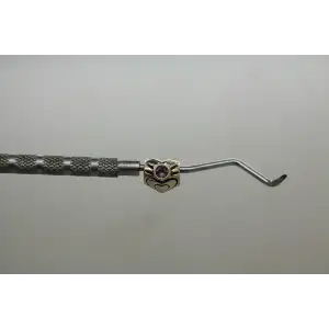 CHAMILIA .925 S.S. BIRTHDAY HEART FEBRUARY AMETHYST BEAD