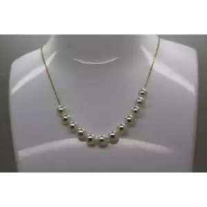 14k Y.G. ADD A PEARL CULTURED PEARLS 6MM 12 PEARLS 19