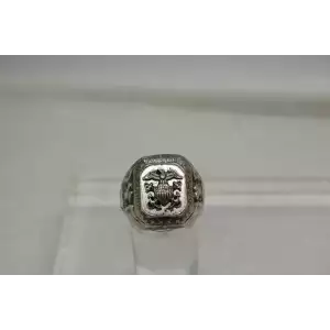 Vintage Sterling Silver UNITED STATES NAVY EAGLE ring size 11