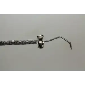 Retired LAA TROLLBEADS .925 S.S. TEDDY BEAR BEAD charm