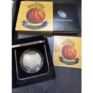 2020 Basketball  Hall of Fame Proof Silver $1 Dollar Commemorative