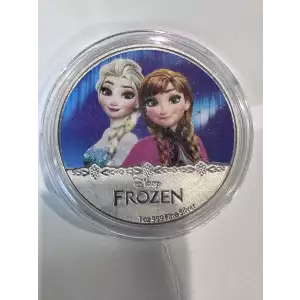2020 1oz Disney Frozen silver Coin Elsa & Anna (2)