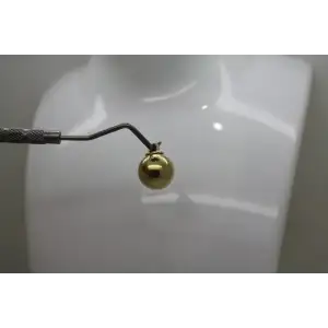 TIFFANY & CO 750 18k Y.G. HARDWEAR 12mm BALL pendant