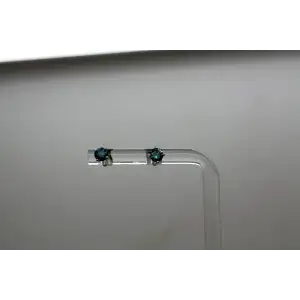 1Ok W.G. .33ctw BLUE DIAMOND STUD earrings, STUNNING
