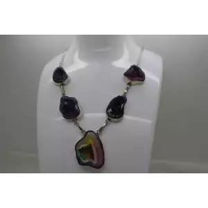 .925 S.S. PURPLE DRUZY QUARTZ 