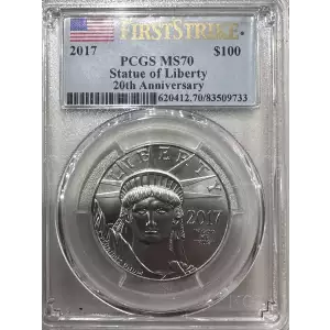 2017 Platinum Eagle PCGS MS70
