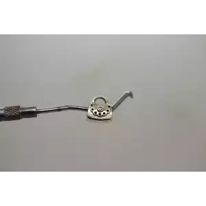 Authentic PANDORA ALE .925 S.S. PINK CZ PURSE charm bead