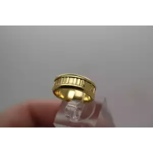 TIFFANY & CO. ATLAS 750 18k Yellow Gold BAND size 4.5