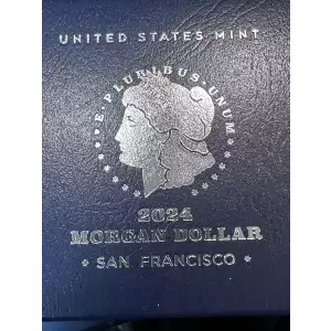 US MINT 2024 S Morgan 999 Fine Silver $1 Dollar Proof Coin 