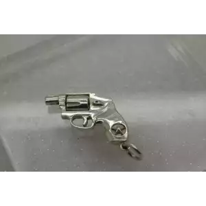 KING BABY .925 S.S. HEAVY SMALL  REVOLVER pendant 21g