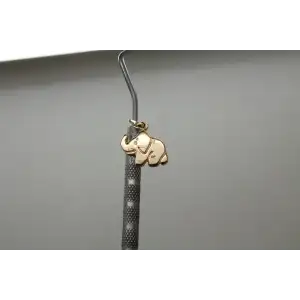 Signed RCI 10k R.G. ELEPHANT FIGURAL pendant