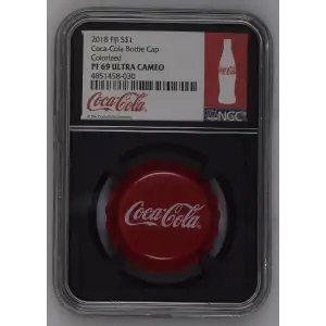 2018 Coca-Cola Bottle Cap Colorized ULTRA CAMEO (2)