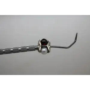 LAA TROLLBEADS .925 S.S. PURE PASSION BEAD GARNET PEARL charm