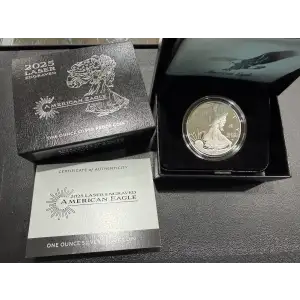 2025 Laser Engraved Privy 1 oz .999 Fine Silver American Eagle (2)