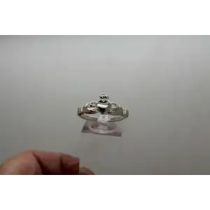Signed RJ .925 S.S. CLADDAGH ring size 11