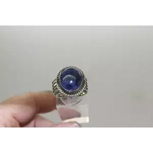 .925 Sterling Silver LAPIS LAZULI SOUTHWESTERN style ring size 9