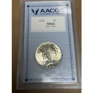 1922  Peace Silver Dollar Other MS-62 (4)