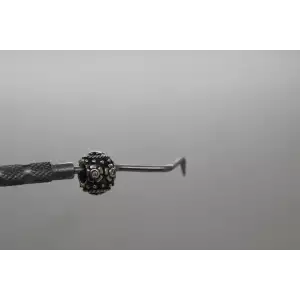 Authentic PANDORA ALE .925 S.S. PINK CZ DECORATIVE EGG charm