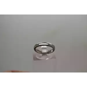 TIFFANY & CO 950 Platinum 3mm WEDDING BAND ring size 4.5