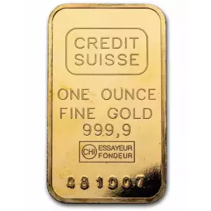 1oz Gold Bar - LOOSE - No Card