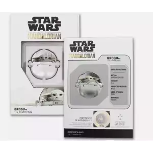 2022 1oz The Mandalorian - Grogu Silver Poster Coin