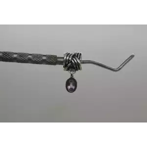 Authentic PANDORA .925 S.S. AMETHYST TIED TOGETHER Dangle Charm