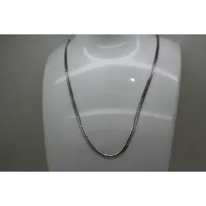 ITALY 14k W.G. MIAMI CUBAN LINK CHAIN NECKLACE 20