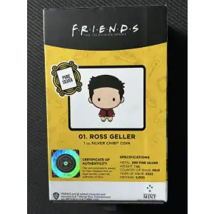 2022 Niue 1 oz. Coin FRIENDS Ross Geller