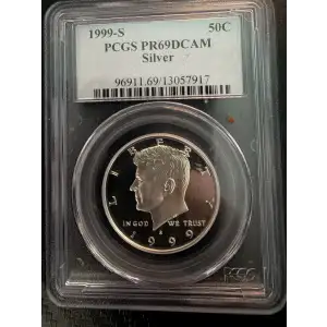 1999-S 50C Silver, DCAM