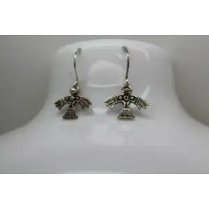 LAA TROLLBEADS .925 S.S. Interchangeable PEYOTE BIRD DANGLE earrings