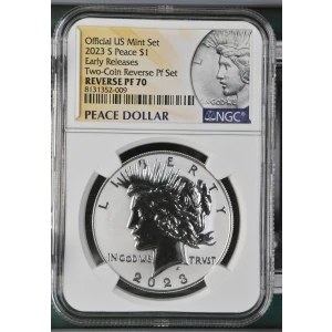 2023 S Early Releases Two-Coin Reverse Pf Set Official US Mint Set