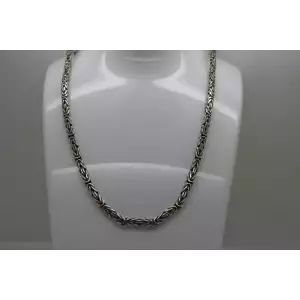 .925 Sterling Silver BYZANTINE CHAIN Necklace 22