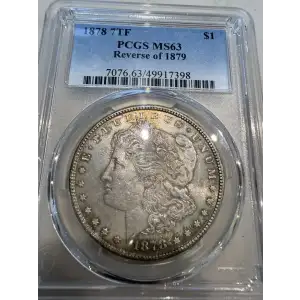 1878 7TF $1 Reverse of 1879 (2)