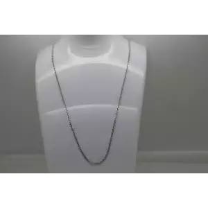 14k White Gold 1.8mm CABLE CHAIN 20