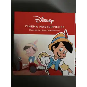 2022 Niue 3 oz. Coin Disnay Cinema Masterpieces Pinocchio (3)