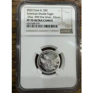 Cook Islands Silver 2 DOLLARS