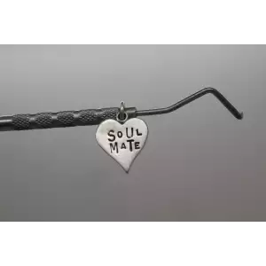 Vtg. JK .925 S.S. SOUL MATE HEART pendant charm