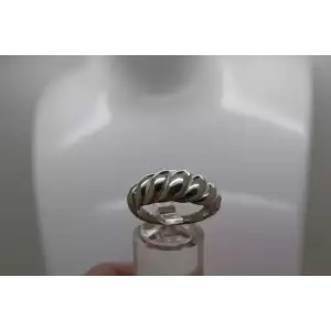 CAROLYN POLLACK RELIOS .925 S.S. SHRIMP BAND ring size 7