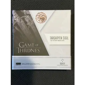 Niue 1 oz. Coin Game Of Thrones Targaryen Sigil