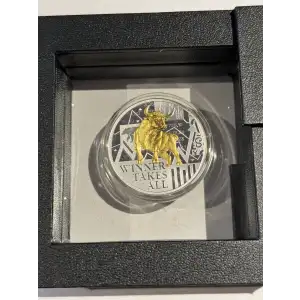 2025 Republic of Cameroon Winner Takes All 500 Francs .999 Fine Silver Coin (2)